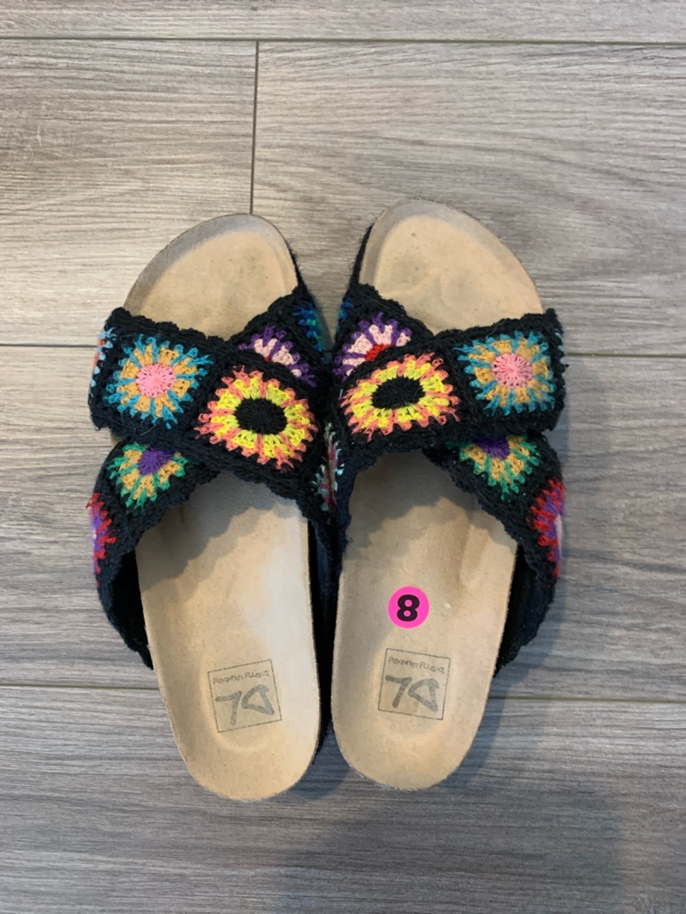 Boho Crochet Platform  | Colorful Summer Slip-Ons